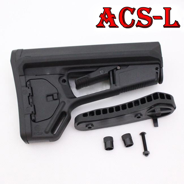 PTS ACS-L Stock With Rubber Pad black